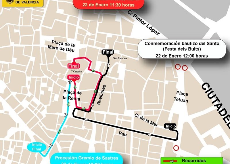 València celebra la Festividad de Sant Vicent Màrtir