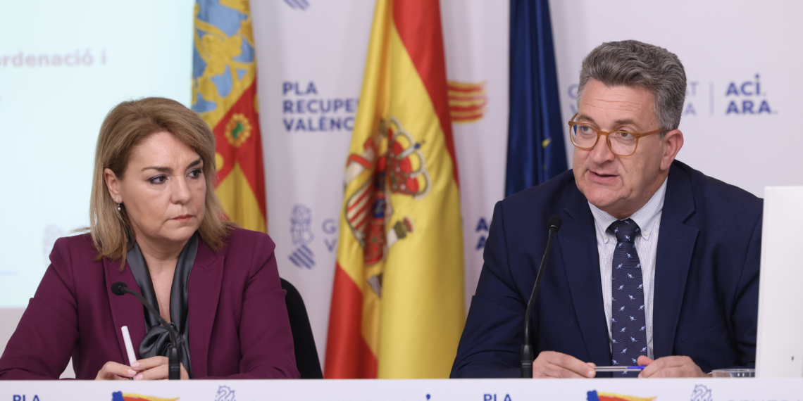 Susana Camarero afirma que la Generalitat asumirá las inspecciones técnicas en edificios afectados por la dana que el Gobierno no sufrague
