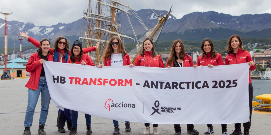 Zarpa la expedición a la Antártida «Homeward Bound 8», con 124 mujeres STEMM a bordo
