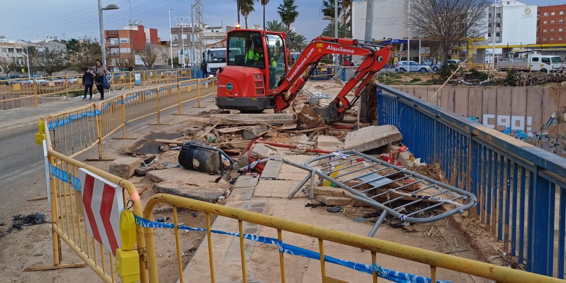 La Generalitat ejecuta las obras de reconstrucción de infraestructuras locales dañadas por la riada en Beniparrell, Albal, Catarroja, Massanassa y Aldaia