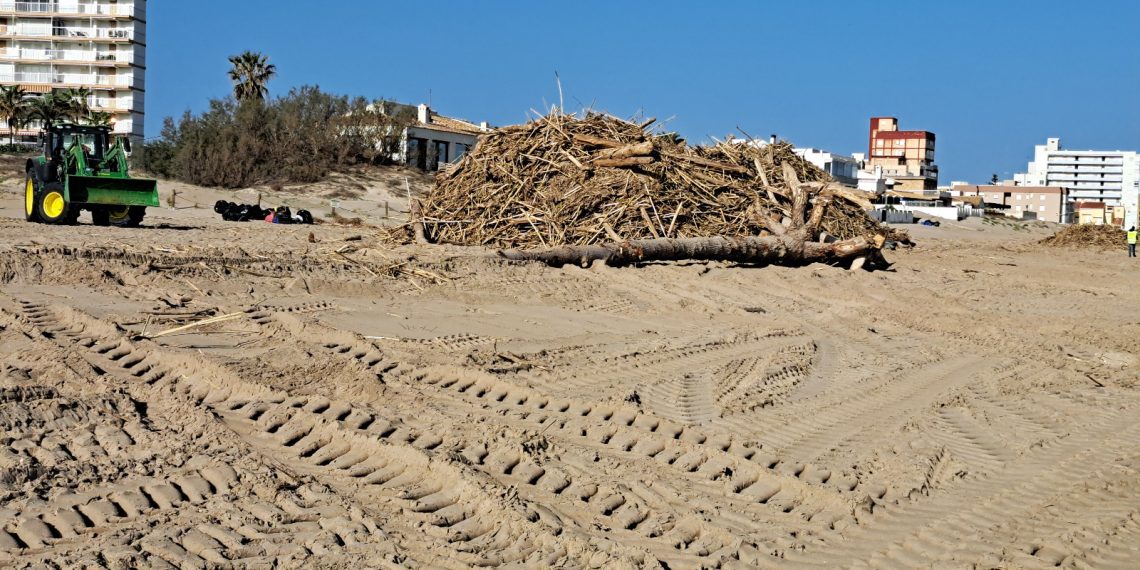 Valencia exige al Gobierno de Sánchez que inicie con urgència la limpieza de las playas como reclaman vecinos y hosteleros