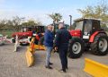 La Diputació de Valencia habilita los tractores de limpieza de playas para actuar en caso de emergencia por nieve