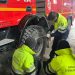 El IVASPE prepara a conductores de autobomba de Castellón en el manejo y mantenimiento de máquinas quitanieves