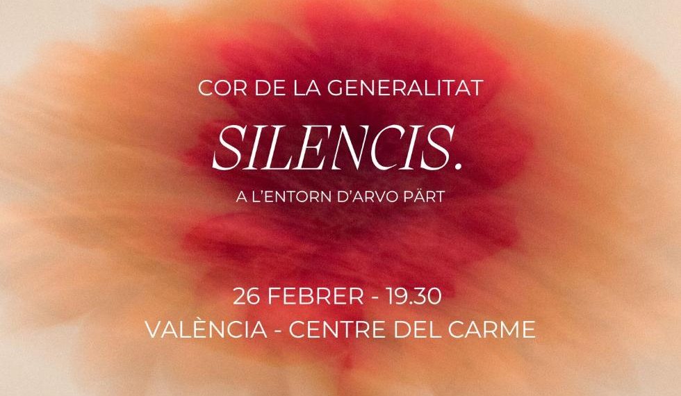 El Cor de la Generalitat presenta el concierto ‘Silencis’ en el Centre del Carme de Valencia