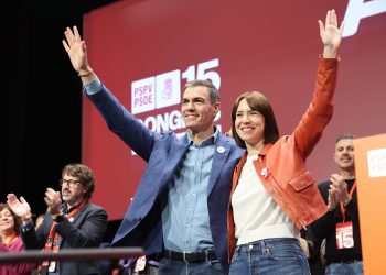 Pedro Sánchez: “El PP y Vox son como el ‘arròs empastrat’ y en 2027 vamos a convertir su coalición negacionista en pasado para a abrir las puertas al futuro en toda la Comunitat con Diana Morant”