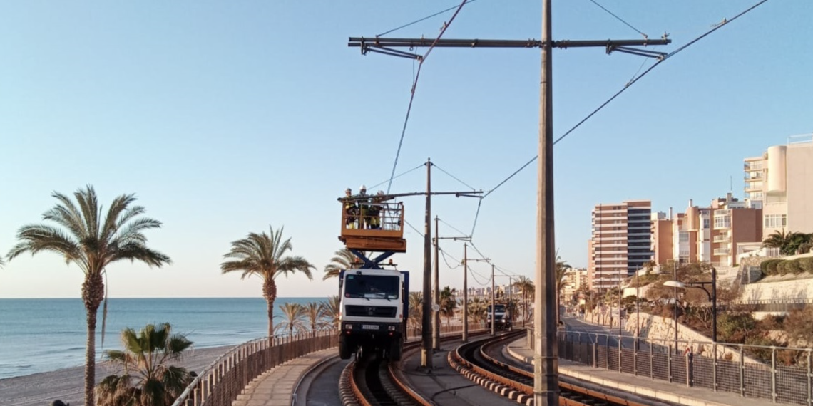 FGV invertirá 7,8 millones de euros en el mantenimiento de catenaria, subestaciones eléctricas e instalaciones de baja tensión en el TRAM de Alicante