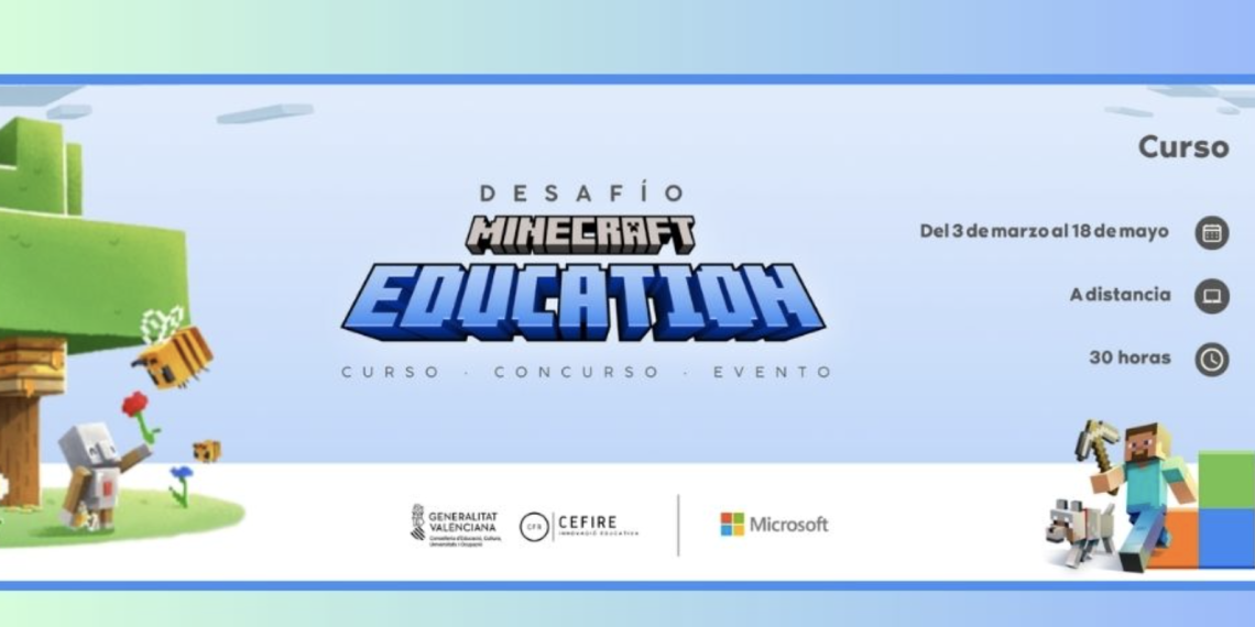 Educación lanza el ‘Concurso Desafío Minecraft Education 2024-2025’ para promover el uso responsable de las nuevas tecnologías en los centros educativos