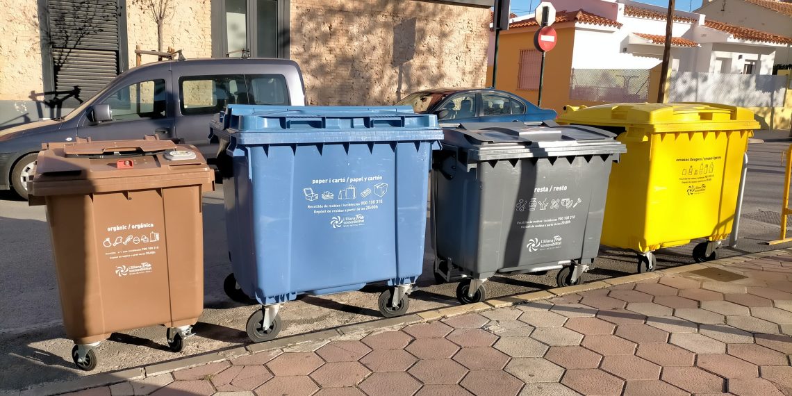 L’Eliana recoge en 2024 un total de 480 toneladas más de residuos en fracciones separadas
