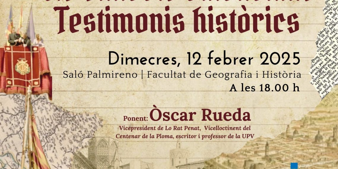 Les Joventuts Ratpenatistes organisen una conferència en l’Universitat de Valéncia sobre els símbols valencians
