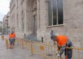 Se inicia el vallado del patrimonio histórico de València para su protección durante las Fallas