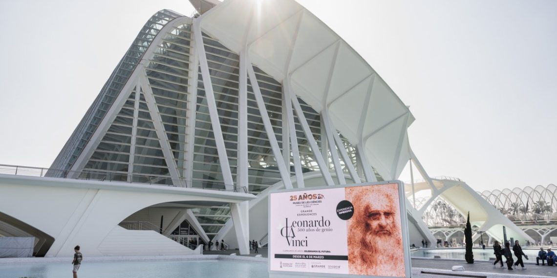 Leonardo da Vinci cobra vida en el Museu de les Ciències con una exposición inmersiva