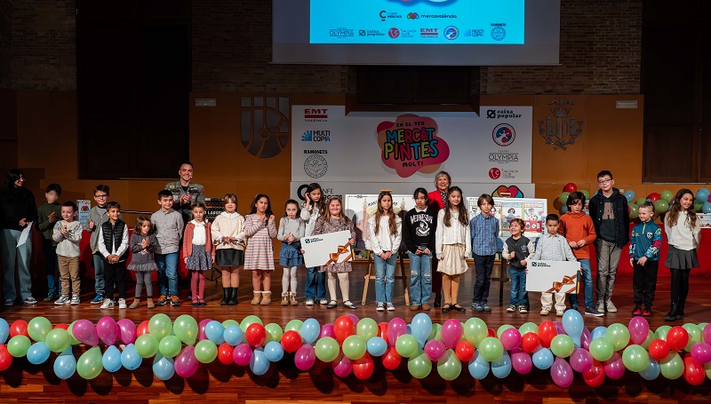 Mercavalencia y Confemercats celebran la segunda edición del concurso de dibujo infantil «En el teu mercat pintes molt»