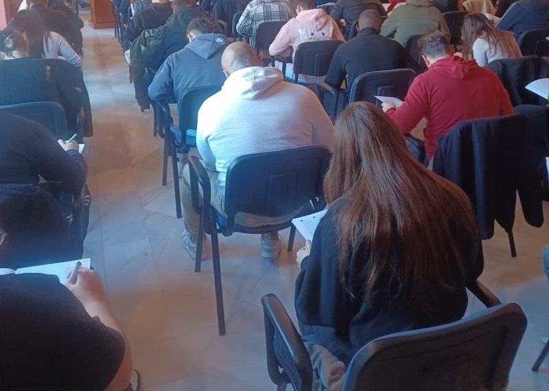 Un total de 208 personas se presentan a la prueba para la obtención de la acreditación como personal de Servicio Específico de Admisión