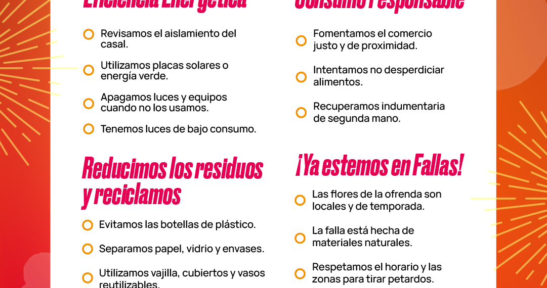 València Clima i Energia recuerda la importancia de mantener los hábitos de sostenibilidad también durante las Fallas