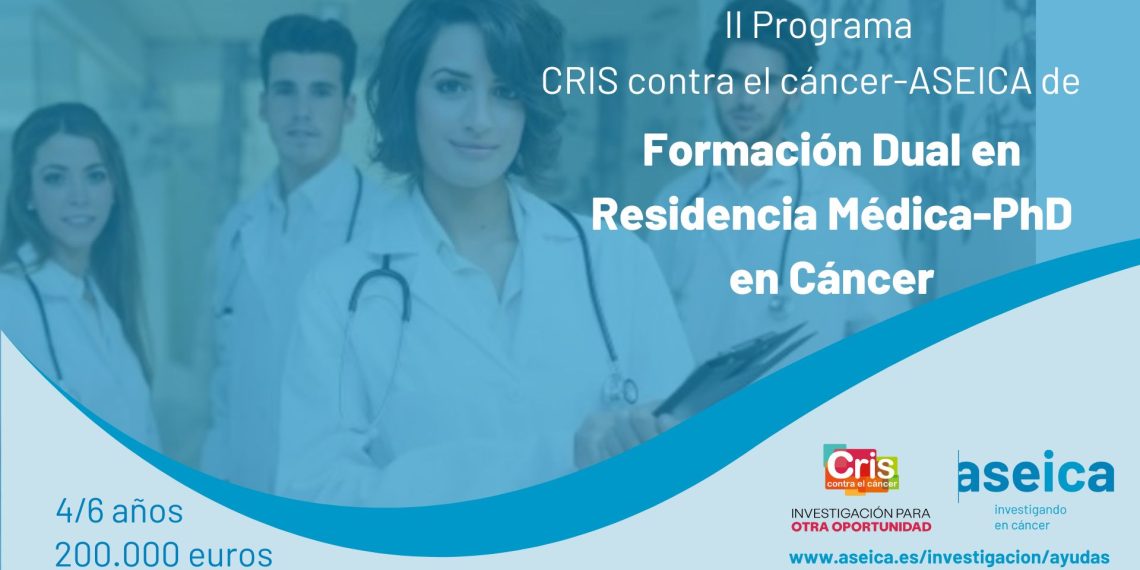 ASEICA y la Fundación CRIS contra el cáncer lanzan una ayuda de 200.000 euros para formar a personal médico en investigación sobre cáncer
