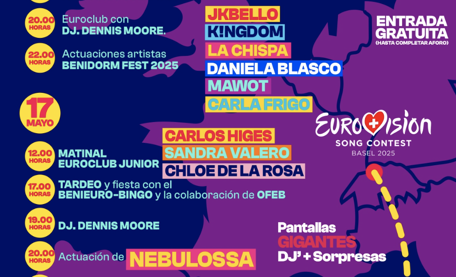La Comunitat Valenciana promocionará su turismo en Basilea durante el Festival de Eurovisión