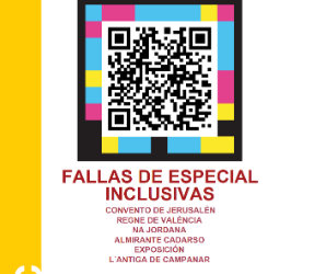 Un total de 69 fallas de València se convierten en accesibles gracias a un QR inclusivo