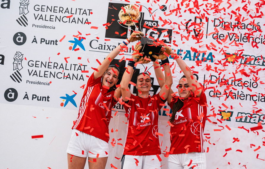 Pedreguer-Rolser s’alça amb el títol de la Lliga CaixaBank de raspall femení Pro després de derrotar a l’Alqueria d’Asnar en la gran final