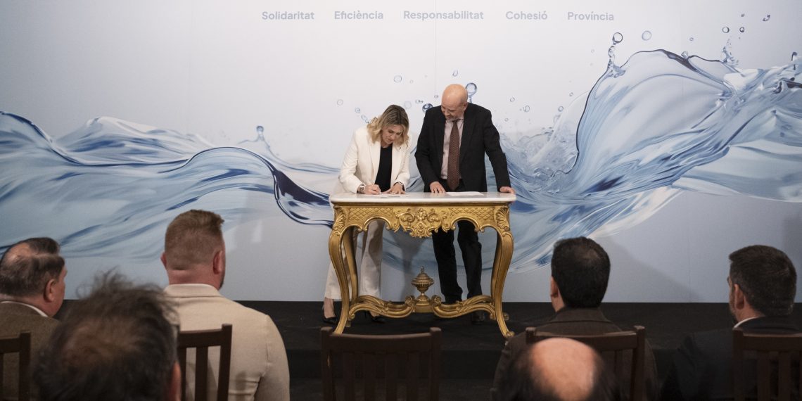 Marta Barrachina cumple con el compromiso de lograr cohesión, eficiencia y solidaridad en la gestión de los recursos hídricos