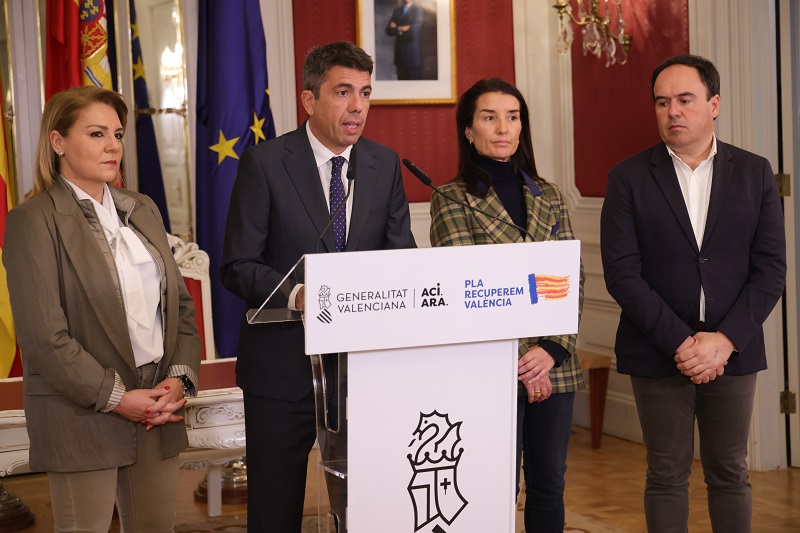 Mazón: “Iniciamos el camino de unos presupuestos para garantizar una recuperación ágil y efectiva que impulse la Comunitat Valenciana”