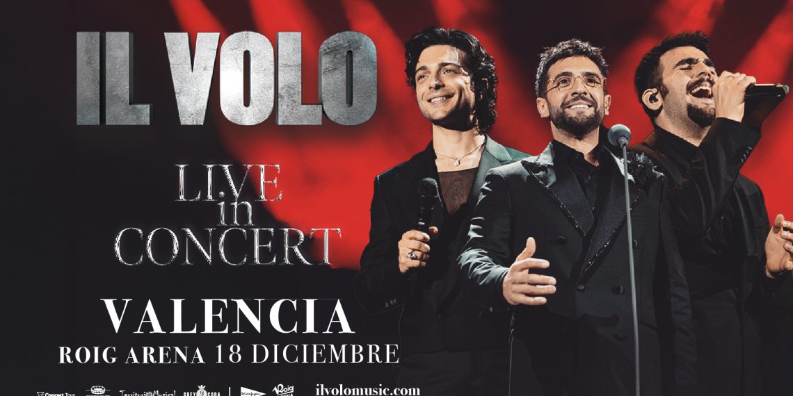 Il Volo aterriza en el Roig Arena de Valencia el 18 de diciembre de 2025