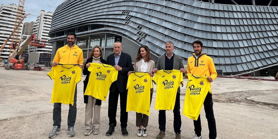 El Villarreal CF lucirá el logo del Roig Arena en su camiseta ante el Real Madrid CF