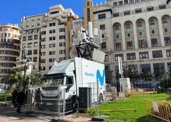 Telefónica registra un aumento del 77% en el tráfico de 5G durante las Fallas 2025