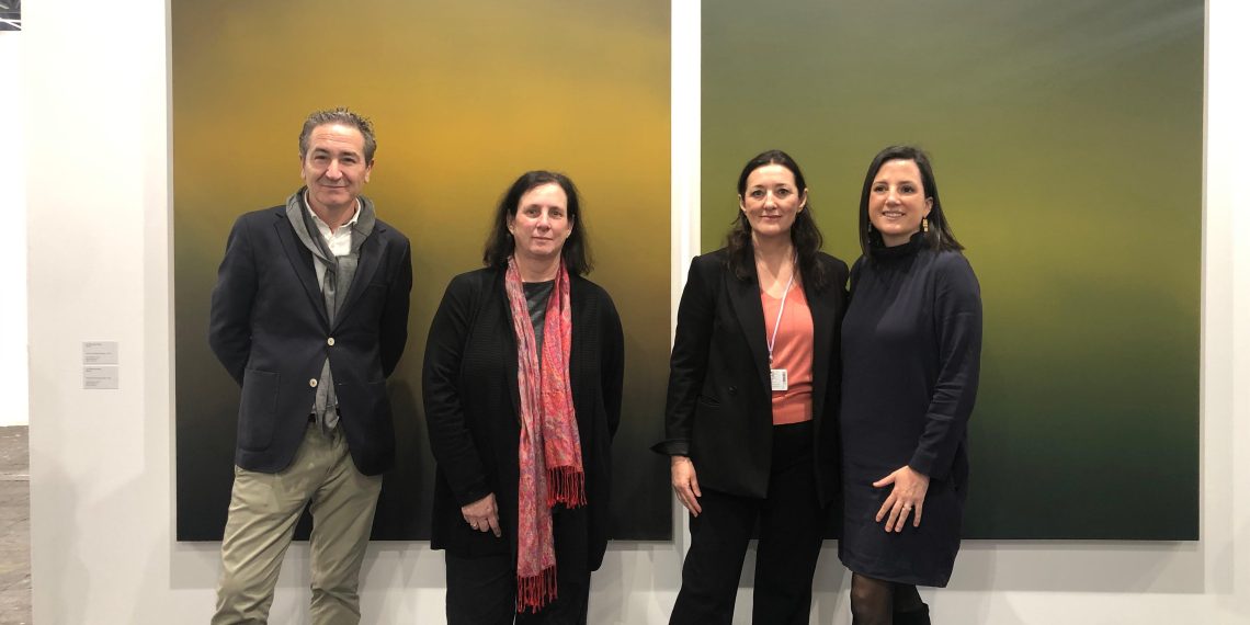 Pilar Tébar visita las galerías de arte de la Comunitat Valenciana presentes en las ferias internacionales de Madrid