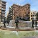 La fuente del Túria de la plaza de la Mare de Déu ya luce limpia y rehabilitada para la Ofrenda
