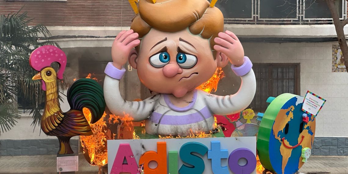 La Falla de ADISTO da inicio a la semana grande de las fallas de Torrent