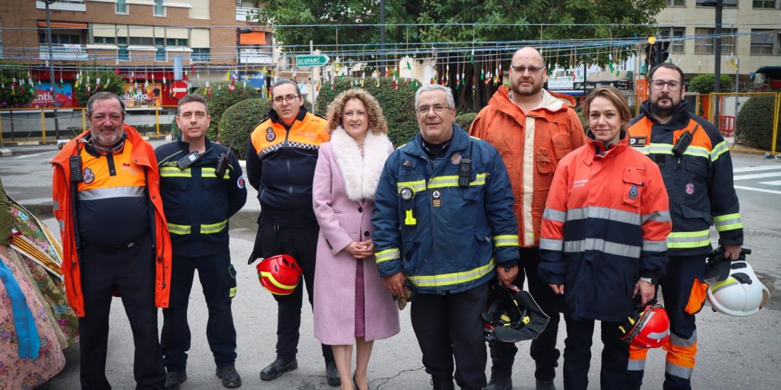 Torrent agradece la labor de los voluntarios de Protección Civil de toda España durante las Fallas 2025