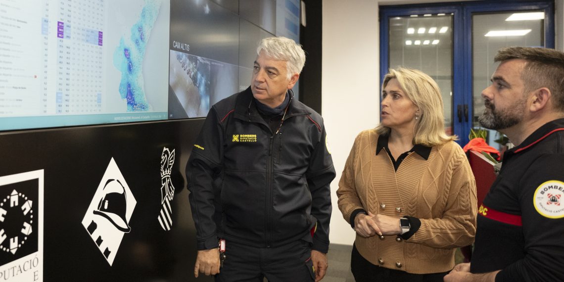 La Diputación de Castellón mantiene la coordinación con todos los servicios de emergencia ante el temporal de lluvias