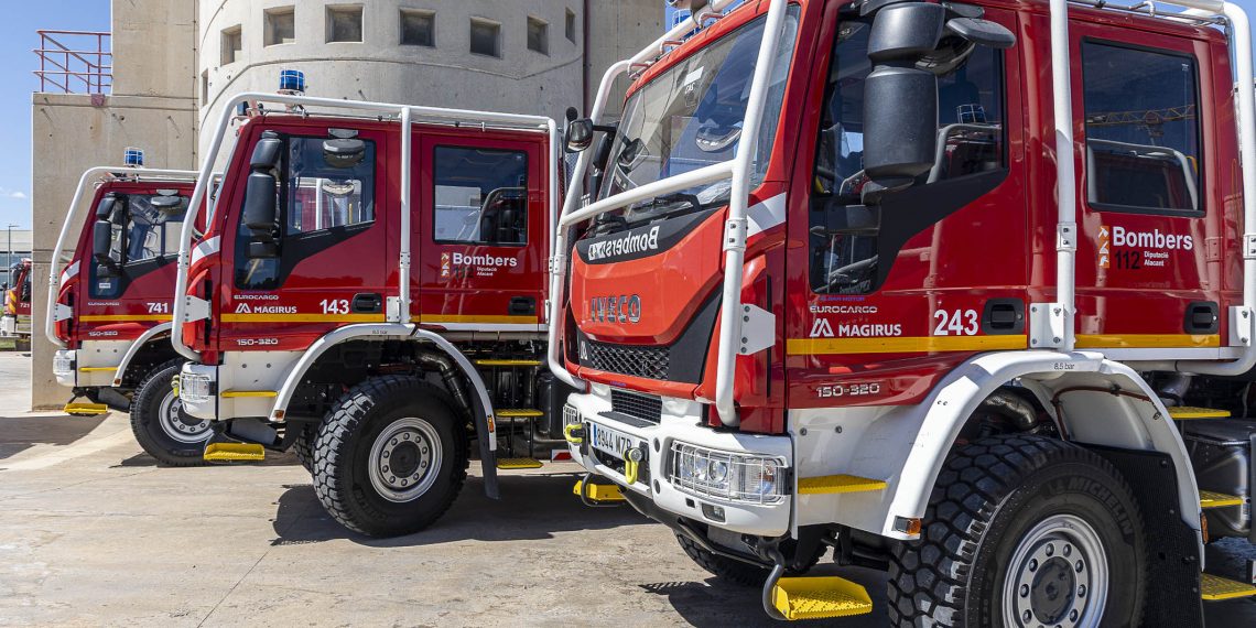 El Consorcio de Bomberos refuerza su flota de vehículos con diez nuevas autobombas