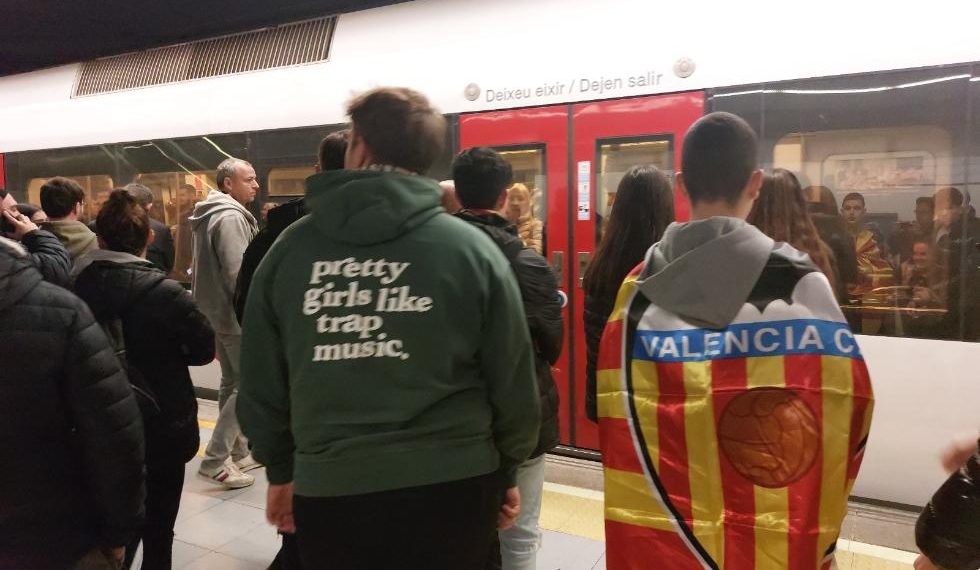 Metrovalencia facilita la movilidad al estadio de Mestalla por el partido del viernes entre el Valencia CF y el Sevilla FC