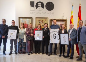 La Diputació y la Fundación Valencia CF conmemoran el Año Puchades con una muestra itinerante sobre la leyenda che