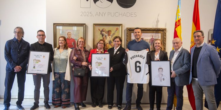 La Diputació y la Fundación Valencia CF conmemoran el Año Puchades con una muestra itinerante sobre la leyenda che