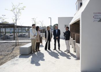 Marta Barrachina presenta el nuevo espacio recreativo de Alcossebre