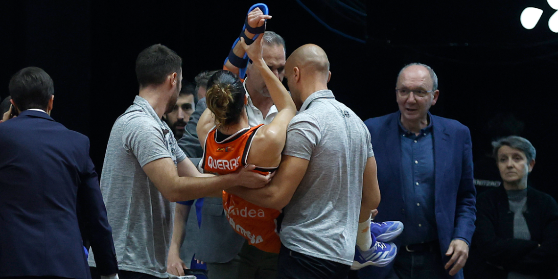 Queralt Casas sufre fractura de cúbito y radio tras caída en el partido de Valencia Basket