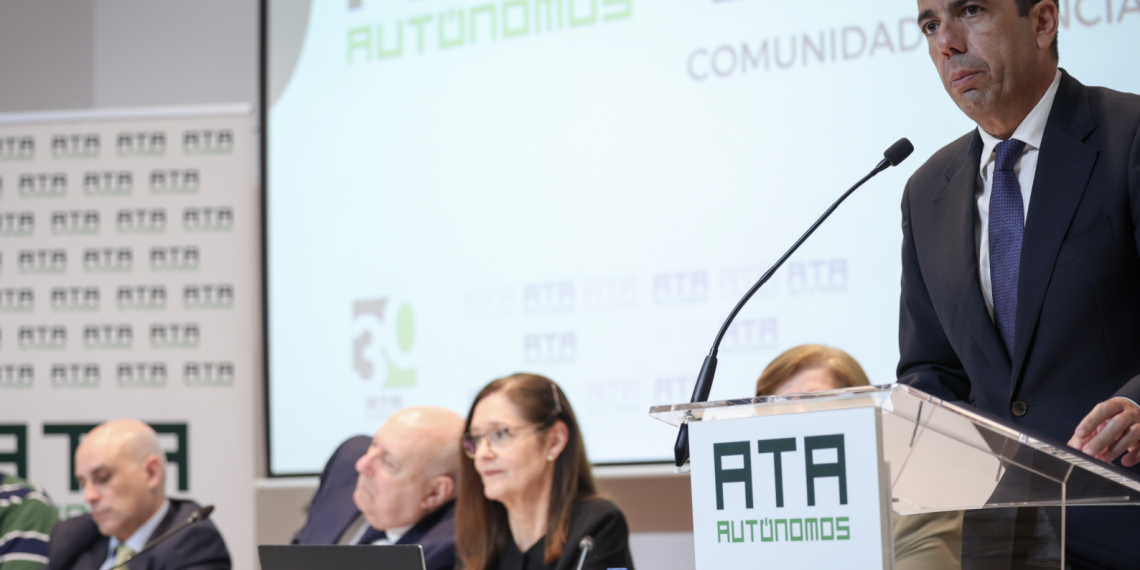 Mazón señala que la Generalitat ha pagado más de 115 millones de euros a autónomos afectados por las riadas “con ayudas ágiles y sin burocracia”