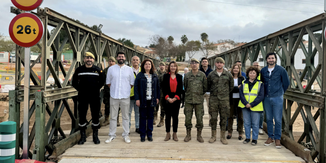 Finaliza el puente provisional en Loriguilla tras las inundaciones