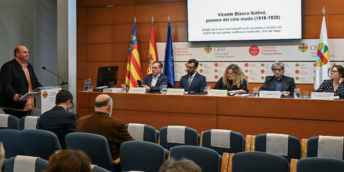 Una tesis doctoral defendida en la CEU UCH estudia la figura de Vicente Blasco Ibáñez como pionero del cine mudo europeo