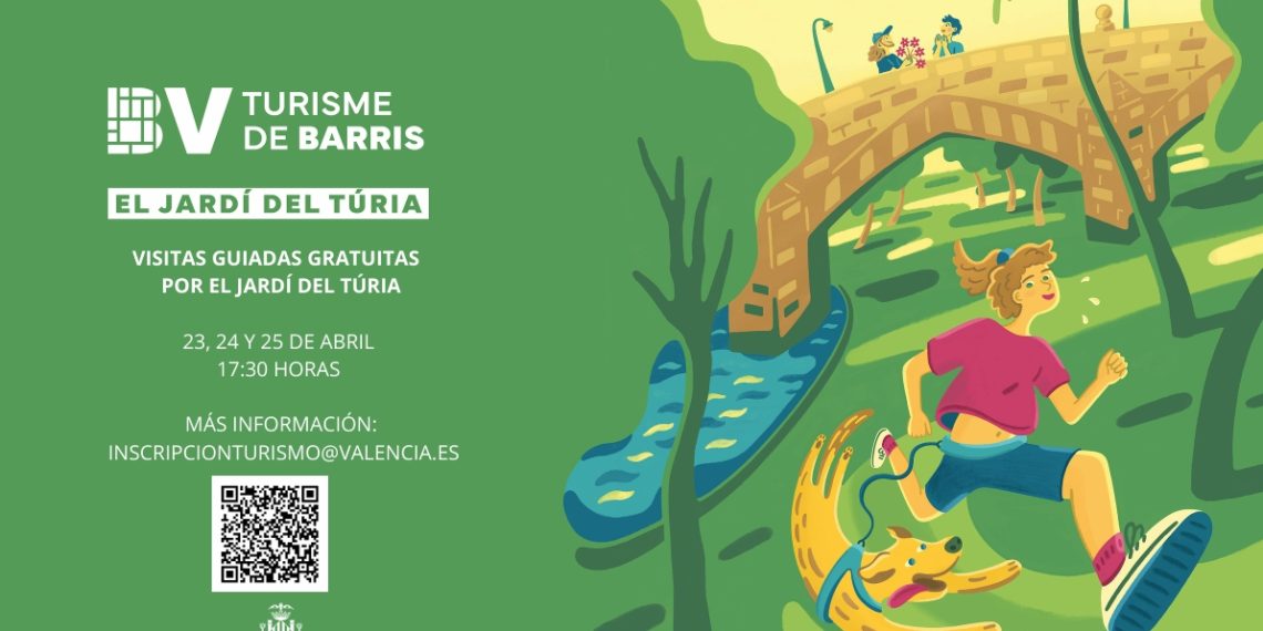 Valencia impulsa el turismo local en Pascuas con visitas guiadas gratuitas por el Jardín del Túria