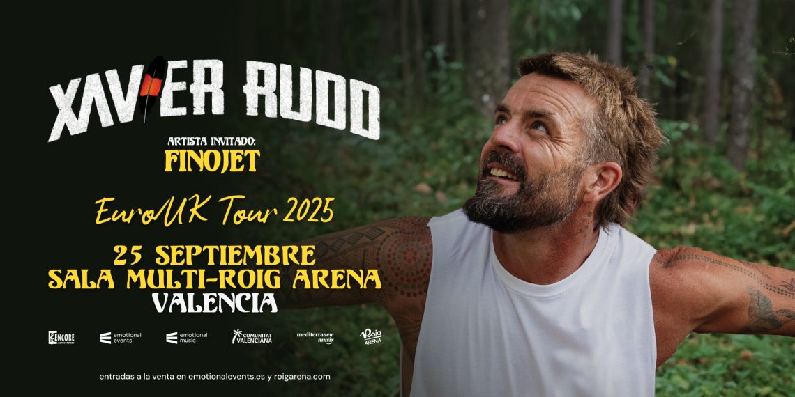 Xavier Rudd recalará en el Roig Arena el 25 de septiembre