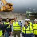 La Diputació de Valencia ultima el montaje definitivo de la pasarela peatonal que cruzará la A-38 entre Sueca y Fortaleny