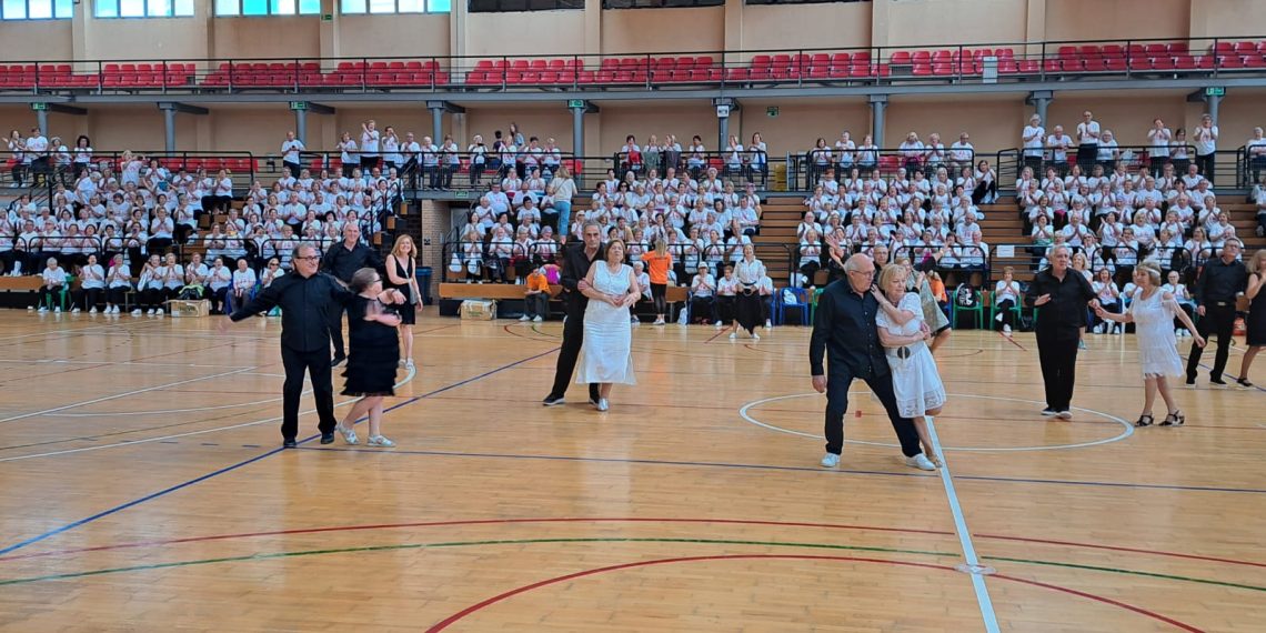 Más de 800 mayores muestran sus habilidades físicas en el Polideportivo Cabanyal-Canyamelar