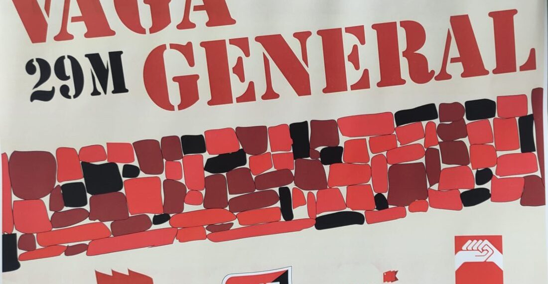Huelga 29 de mayo de 2025, cifras de seguimiento a las 12:30 h