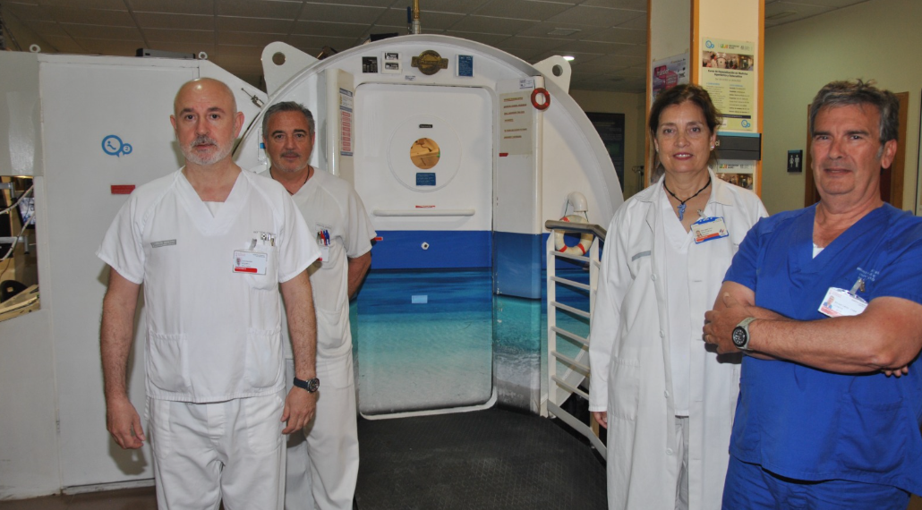 Sanidad designa a la Unidad de Terapia Hiperbárica del Hospital General de Castellón como unidad de referencia en terapia hiperbárica para toda la Comunitat Valenciana
