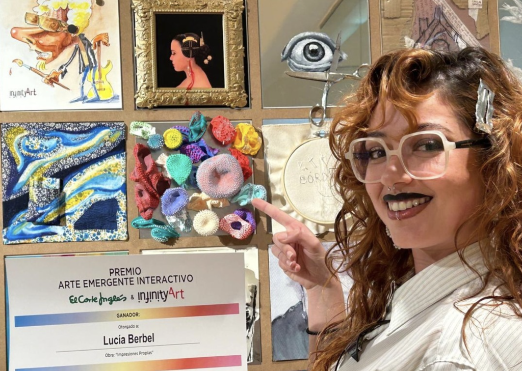 Lucía Berbel, Premio Arte Emergente Interactivo Infinity Art El Corte Inglés 2024