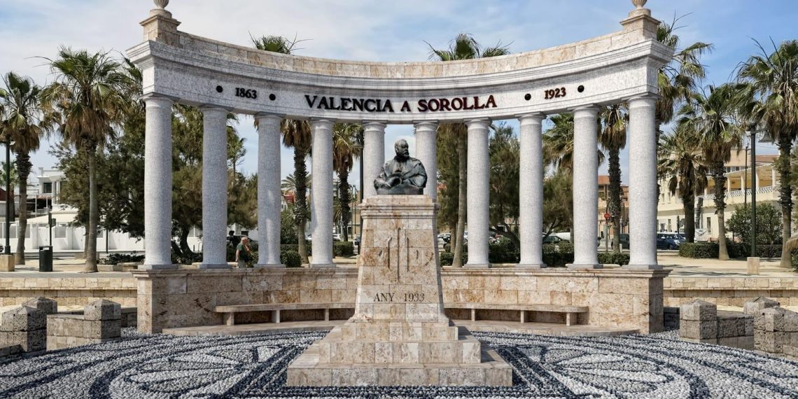 Valencia propone reconstruir el Monumento a Sorolla en su emplazamiento original frente al mar
