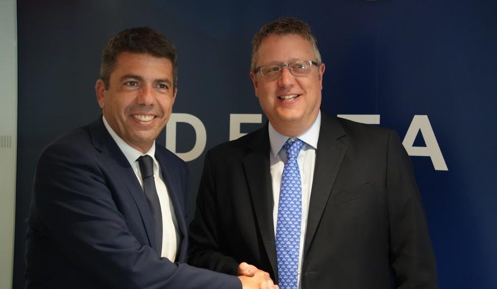 Carlos Mazón se reúne con el director general de Ventas de DELTA Airlines en Nueva York